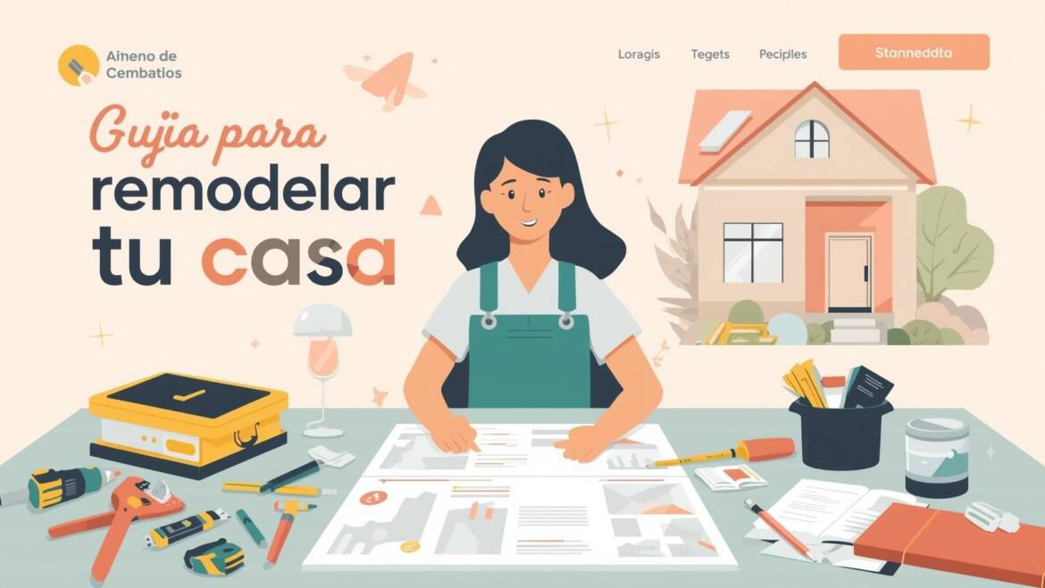 De Caos a Oasis: Guía para Remodelar tu Casa sin Perder la Cordura